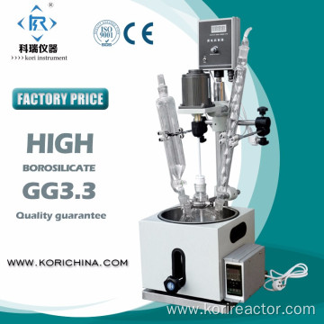 Laboratory Single Layer Bio Glass Reactor DF-5L